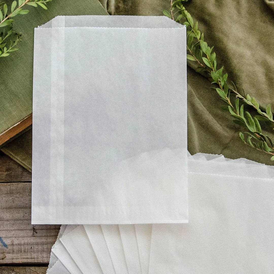 Stampington Glassine Sleeves 20-pakning konvolutter transparent