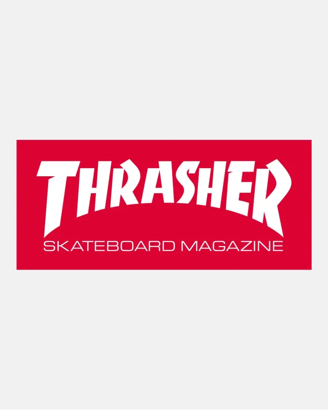 Thrasher Skate Mag klistremerke rødt skate