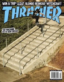 Thrasher februar 2008 bladet samlernummer back issue