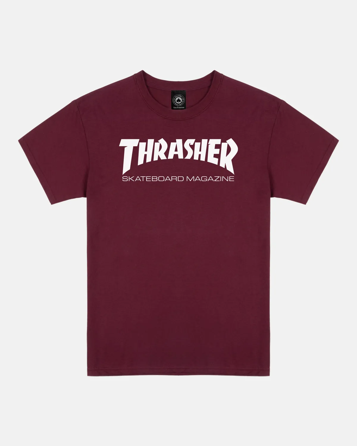 Thrasher Skate Mag t-skjorte maroon – burgunder