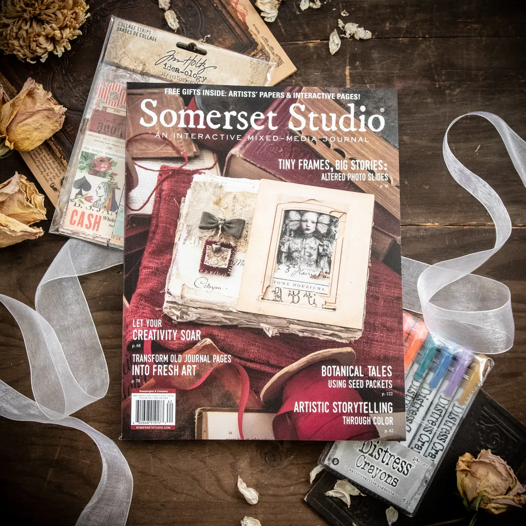 Stampington Somerset Distressed Collage Kit sett sommer 2026