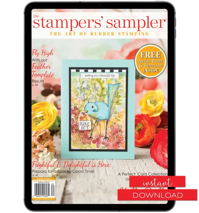 Stampington The Stampers Sampler Summer 2018 blad PDF stempling