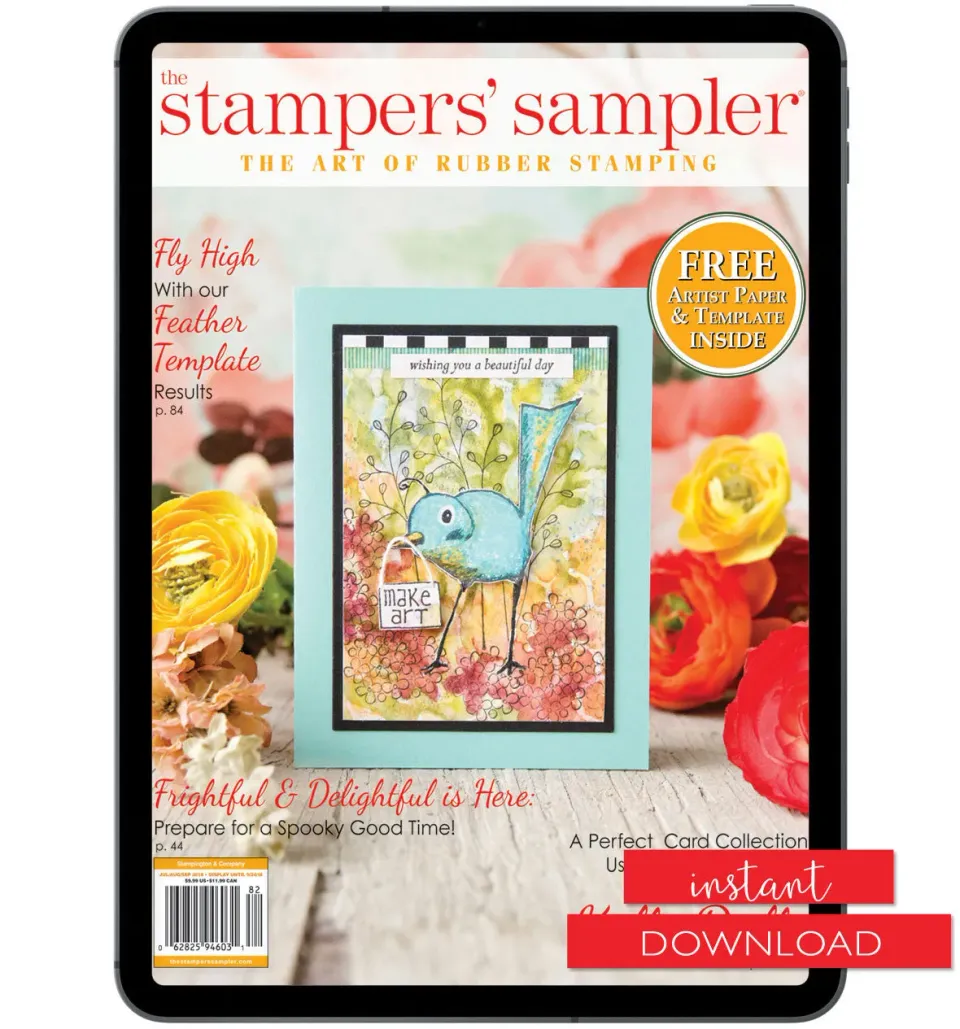 Stampington The Stampers Sampler Summer 2018 blad PDF stempling