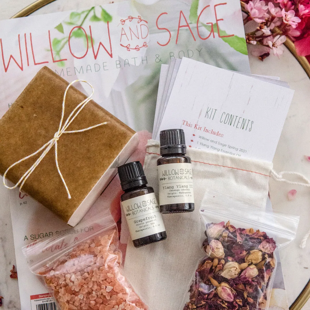 Stampington Willow and Sage Romance startsett såpe og pleie