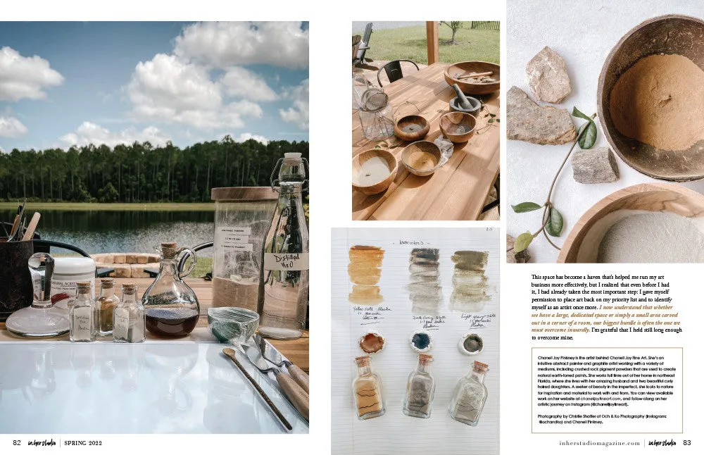 Stampington In Her Studio Spring 2022 blad digital kreativt