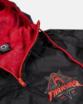 Thrasher Golden Gate anorakk svart vannavstøtende