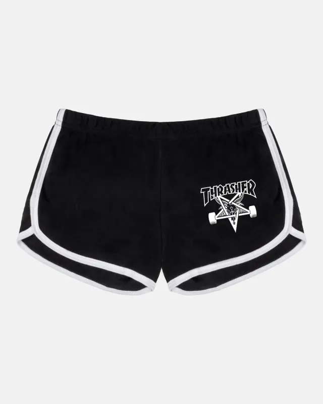 Thrasher Skategoat shorts svart dame