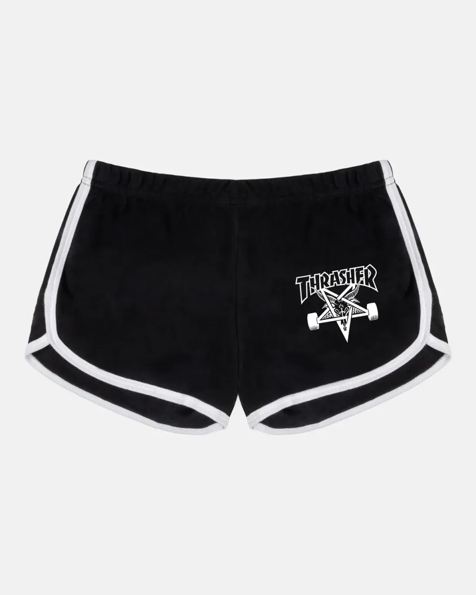 Thrasher Skategoat shorts svart dame