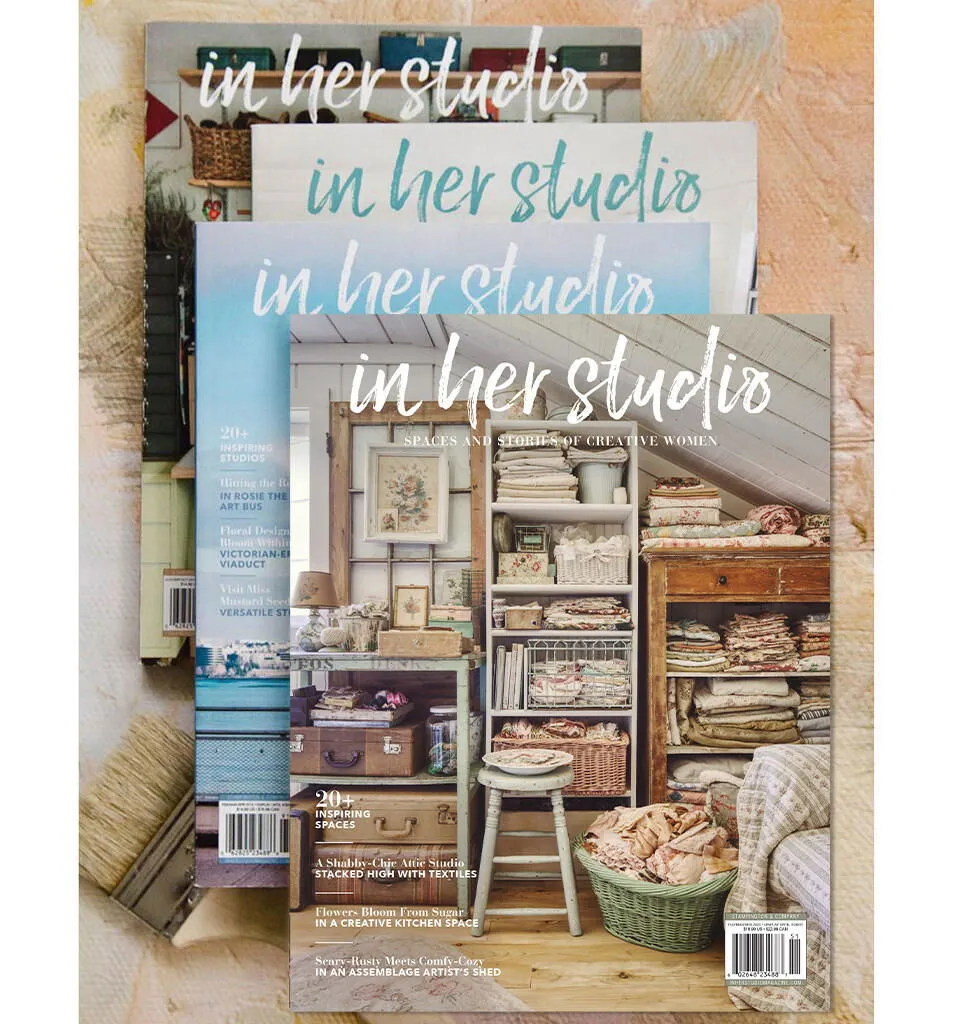 Stampington In Her Studio abonnement kunstblad 4 nummer
