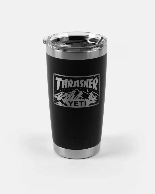 Thrasher Yeti Rambler 20 oz termokopp svart