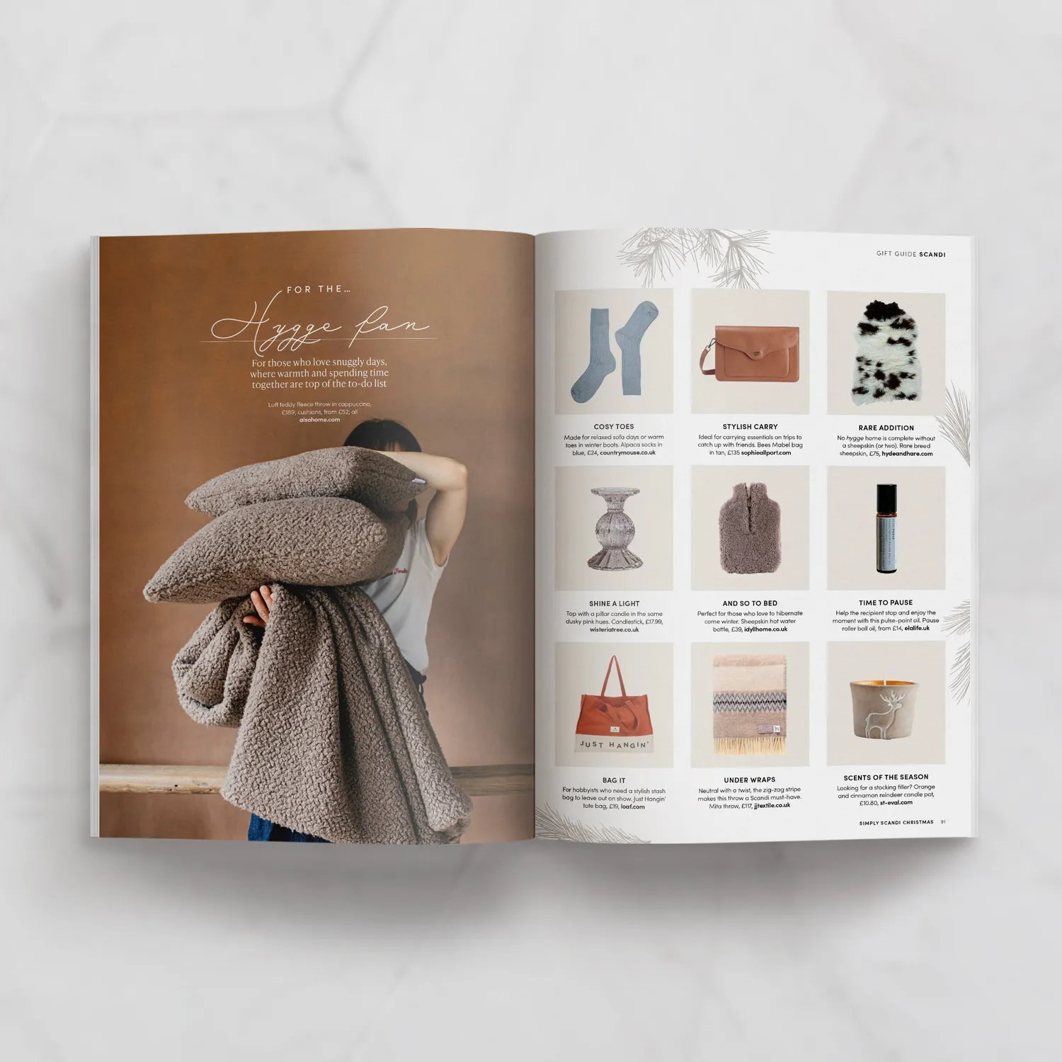 Simply Scandi Christmas Special 2023 blad papir jul