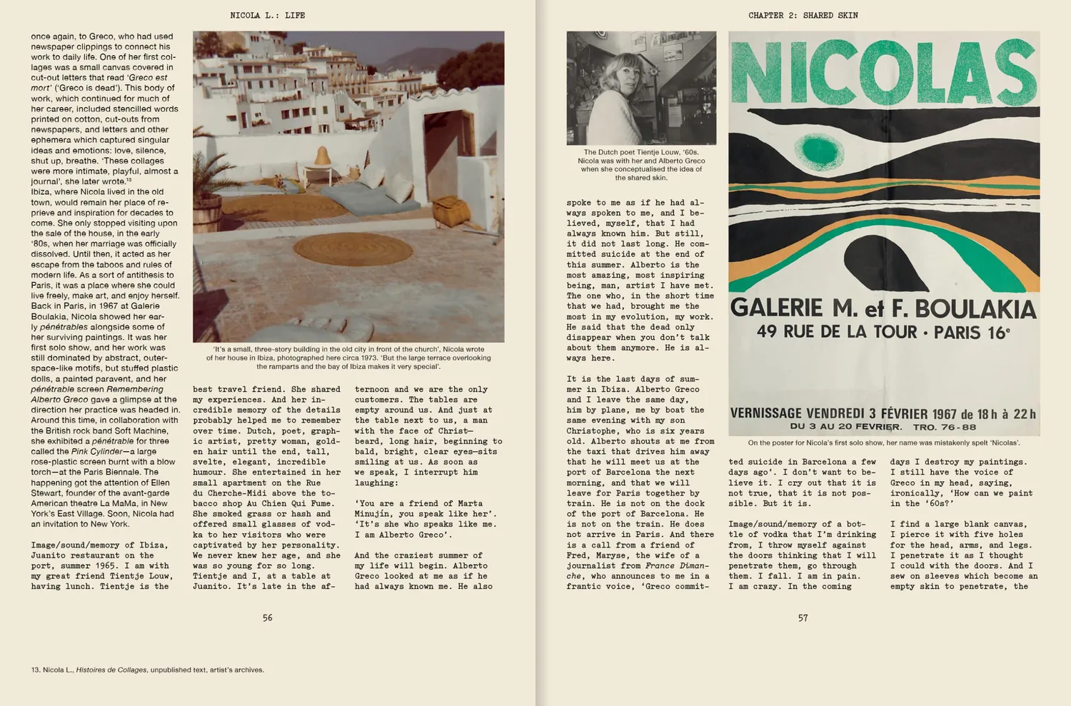 Apartamento Nicola L. Life and Art bok kunstnerportrett
