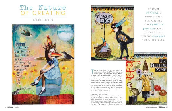 Stampington Art Journaling Spring 2017 blad digitalutgave pdf