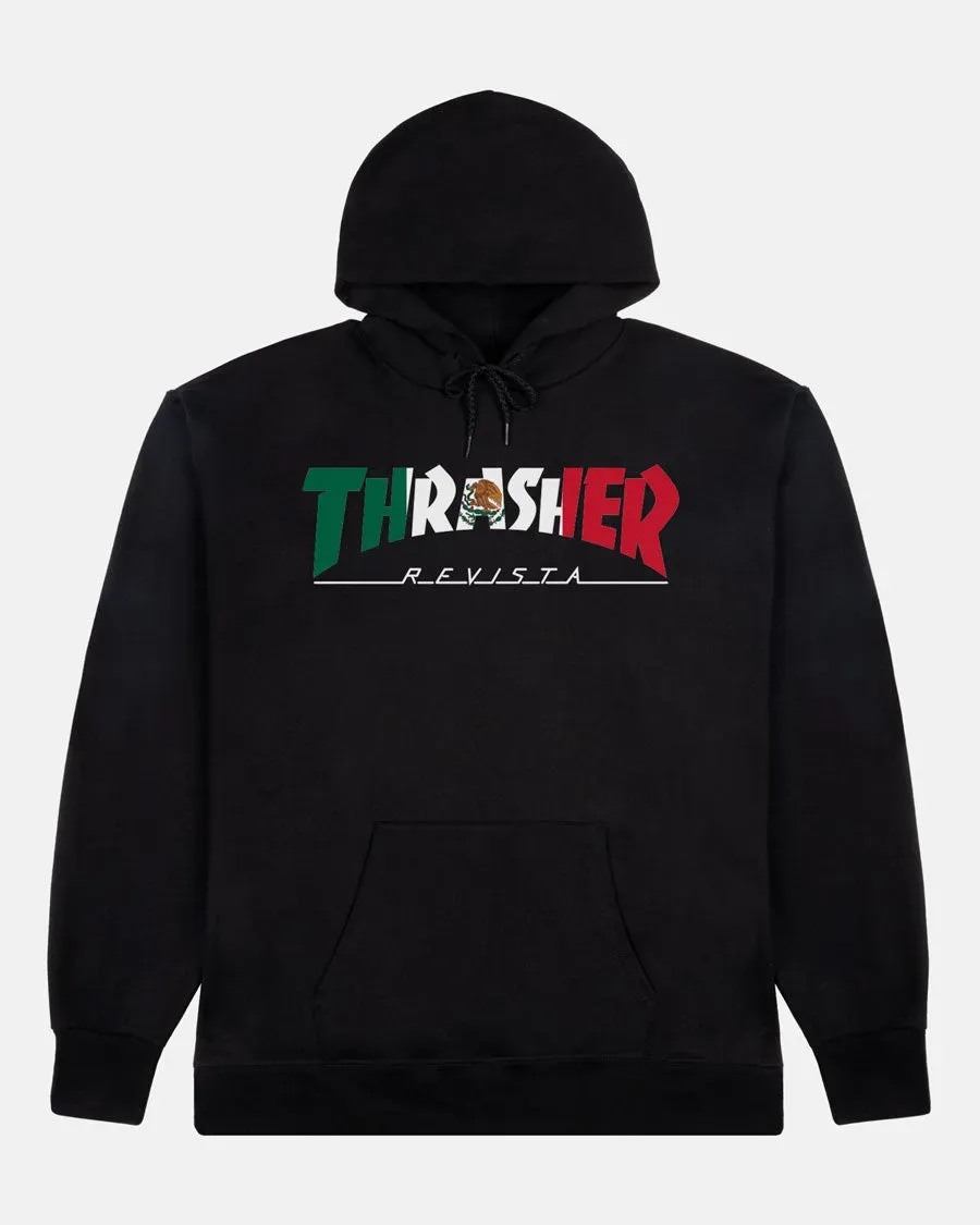 Thrasher Mexico Revista hettegenser svart bomull