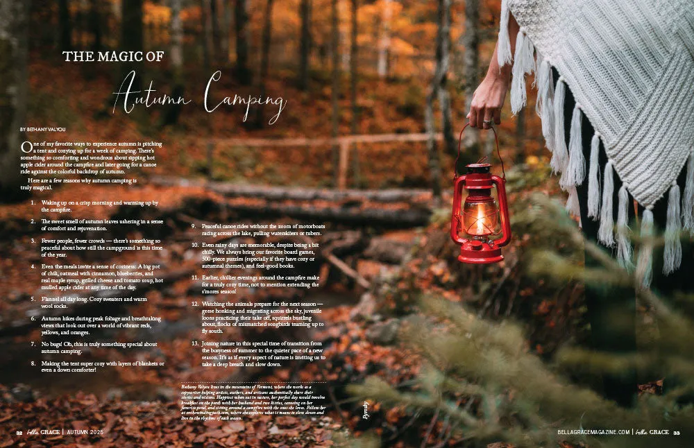Stampington Bella Grace Issue 45 blad 160 sider høstkos