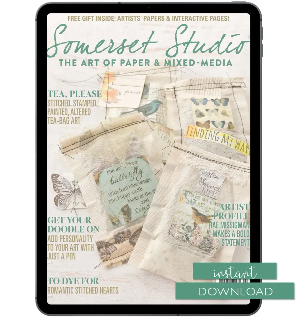 Stampington Somerset Studio Jul Aug 2018 e-blad PDF papir