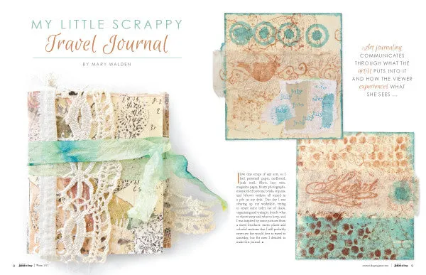 Stampington Art Journaling Winter 2017 nedlasting PDF kreativ