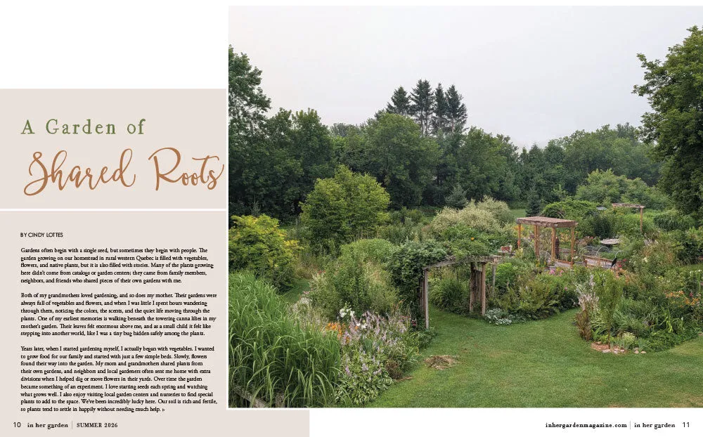 Stampington In Her Garden Summer 2026 hageblad 160 sider
