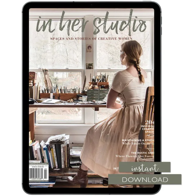 In Her Studio Summer 2022 digitalt blad nedlasting