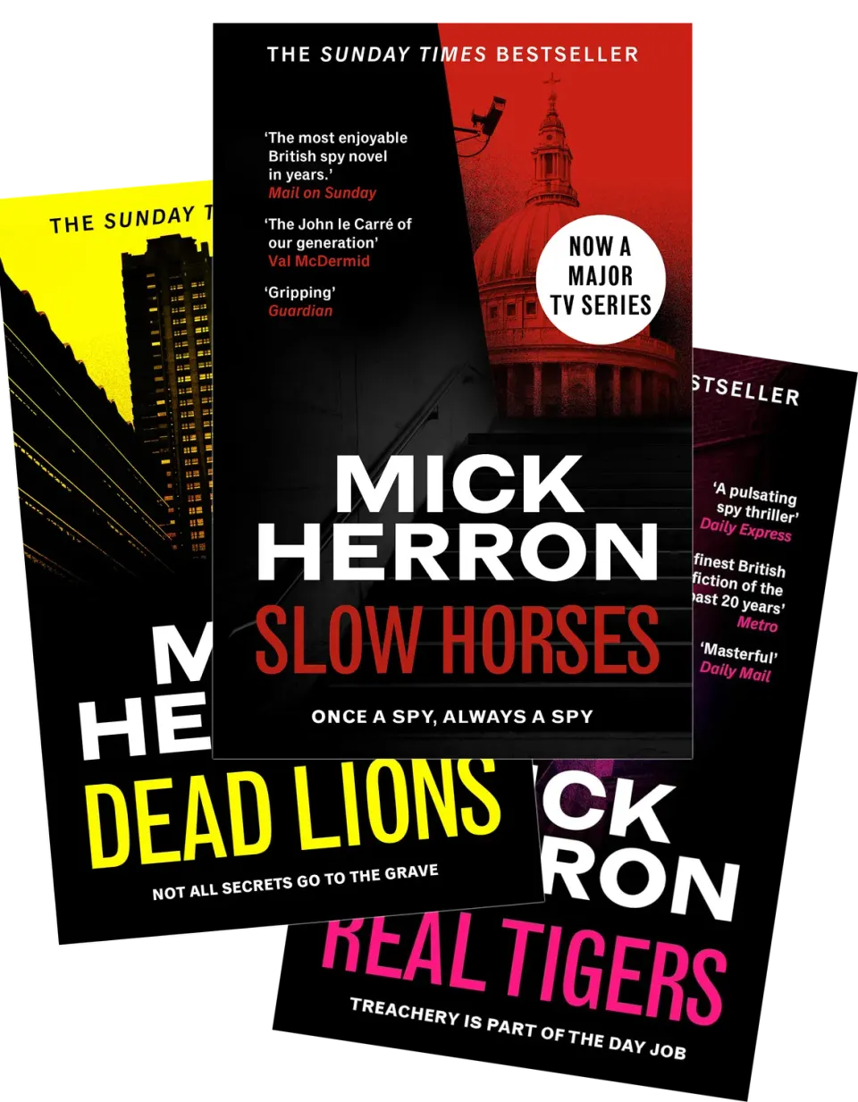 RadioTimes Slow Horses bokpakke 3 bøker spiondrama