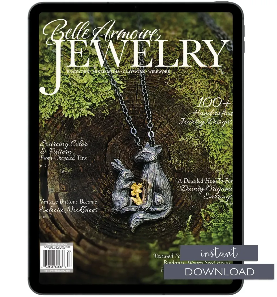 Stampington Belle Armoire Jewelry Autumn 2025 blad digital smykker