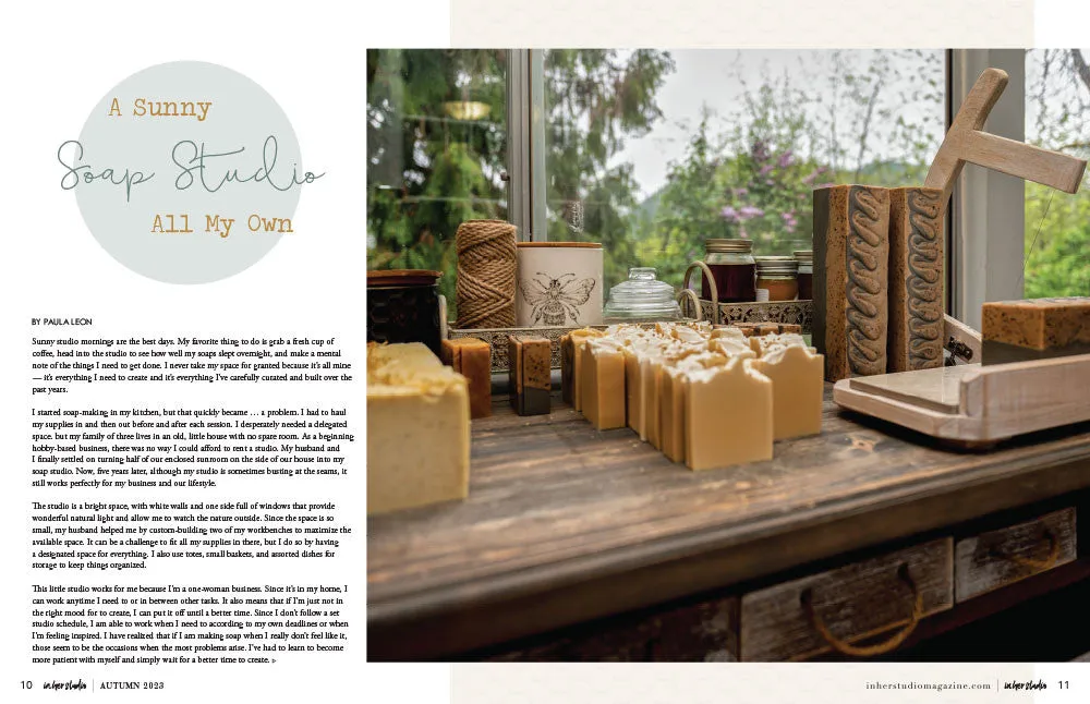 Stampington In Her Studio Autumn 2023 blad pdf-utgave