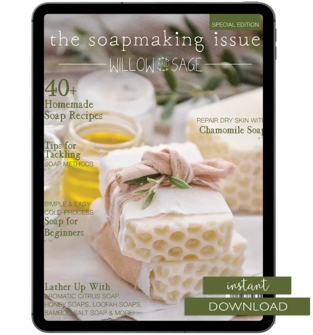 Stampington Willow and Sage Soapmaking 1 blad pdf såpe