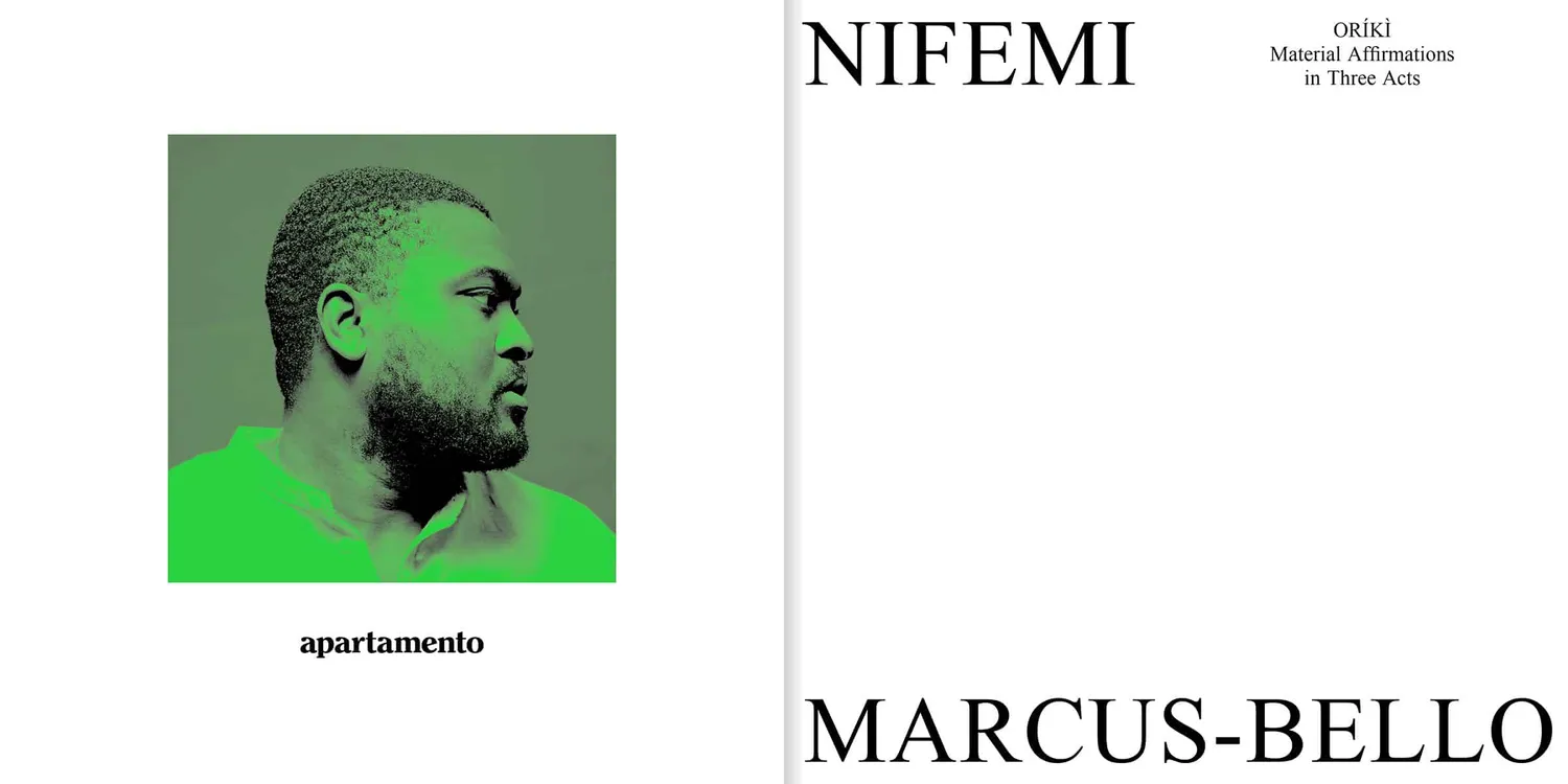 Apartamento Oríkì Material Affirmations blad Three Acts kunst