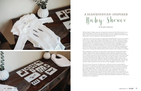 Stampington Mingle Summer 2019 blad selskapsplanlegging