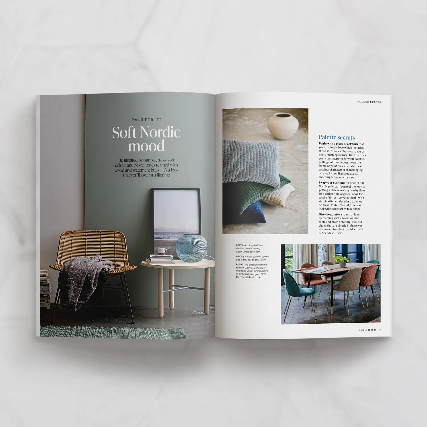 Simply Scandi Vol 1 Spring 2021 blad førsteutgave