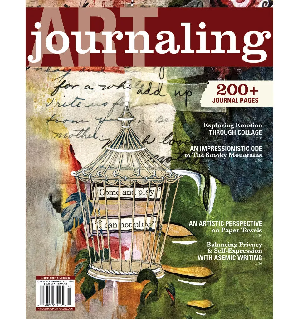 Stampington Art Journaling Autumn 2023 blad 144 sider