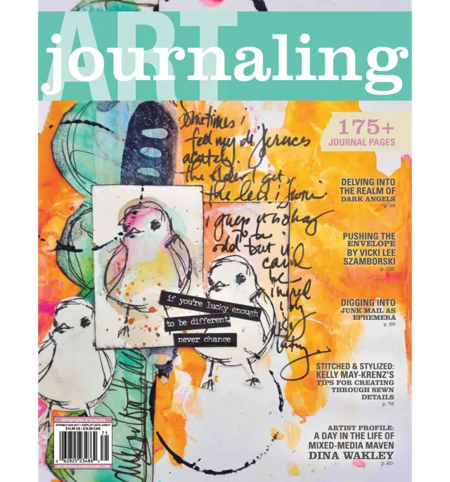 Stampington Art Journaling Spring 2017 bladet digital 144 sider