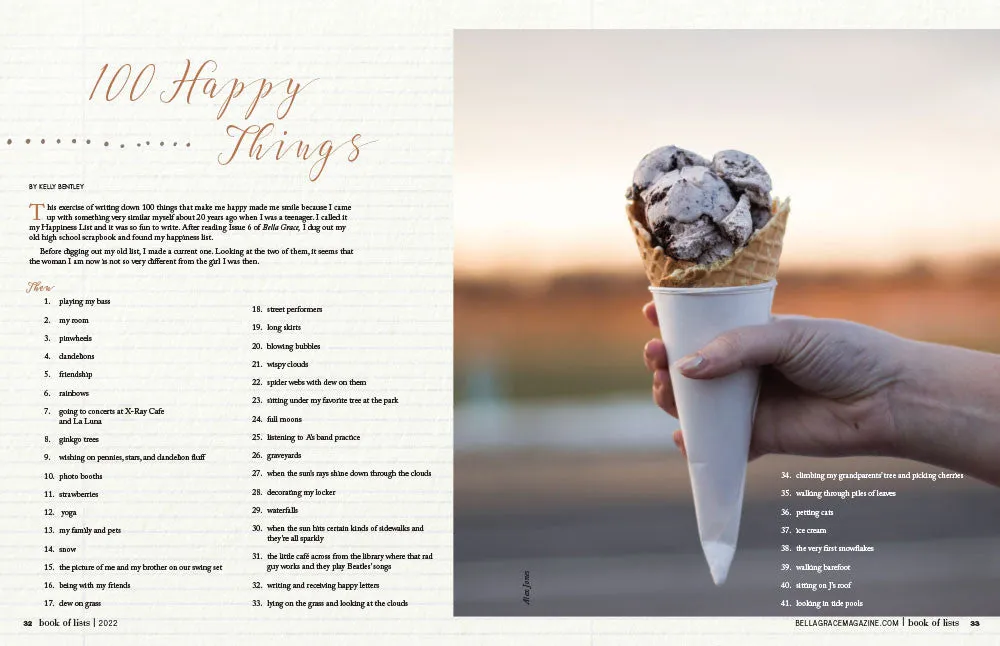 Stampington Bella Grace Book of Lists Vol 1 digital