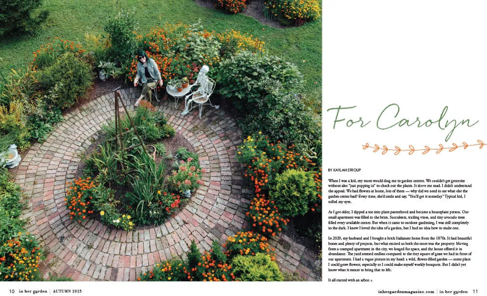 Stampington In Her Garden Autumn 2025 magasin enkeltutgave hage