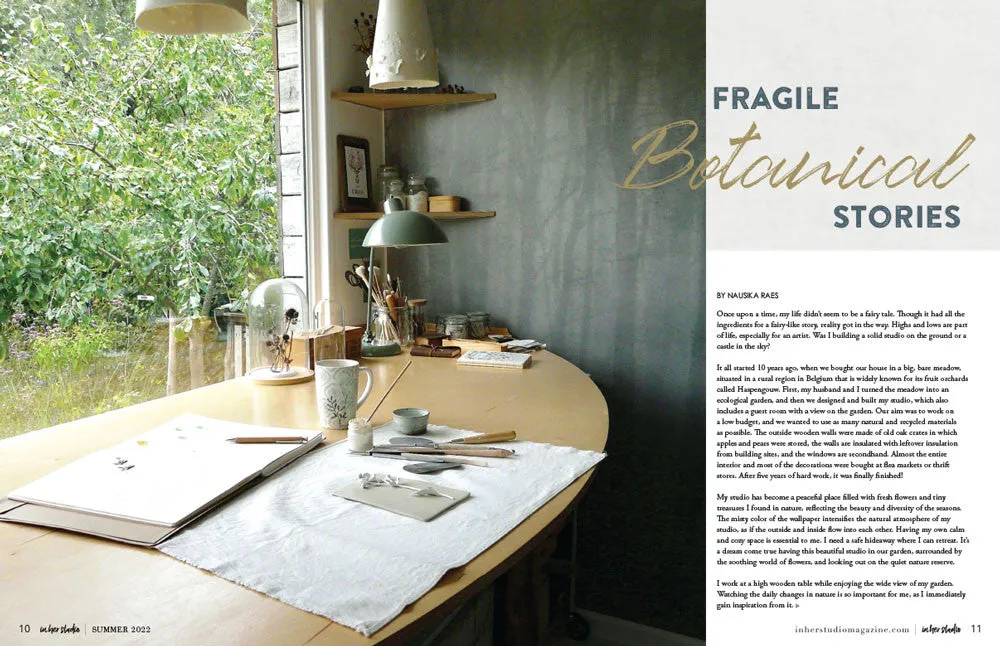 Stampington In Her Studio Summer 2022 blad atelier