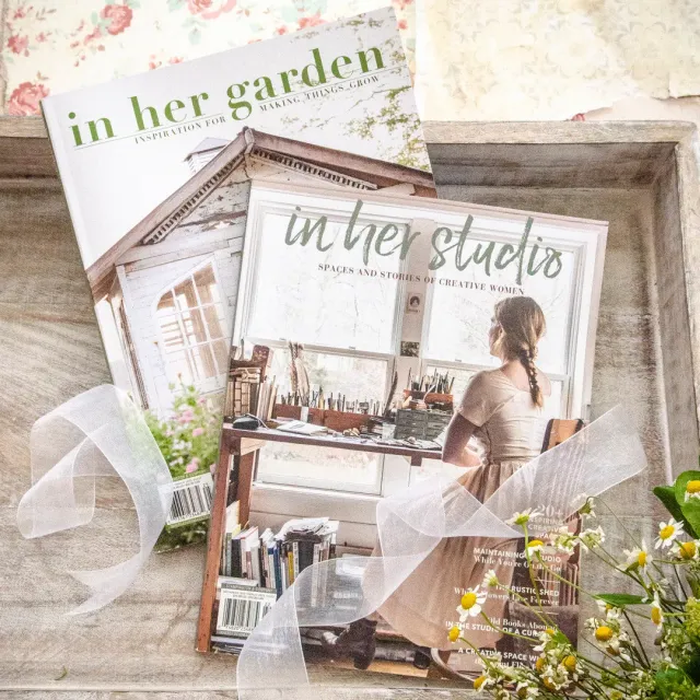 Stampington In Her Studio + Garden bundle 2 blad