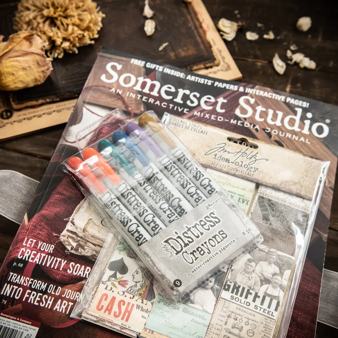 Stampington Somerset Distressed Collage Kit sett sommer 2026