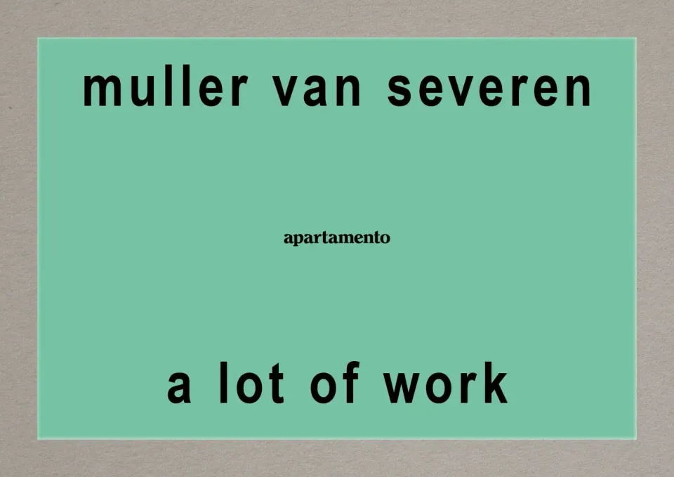 Apartamento A Lot of Work Muller Van Severen bok design
