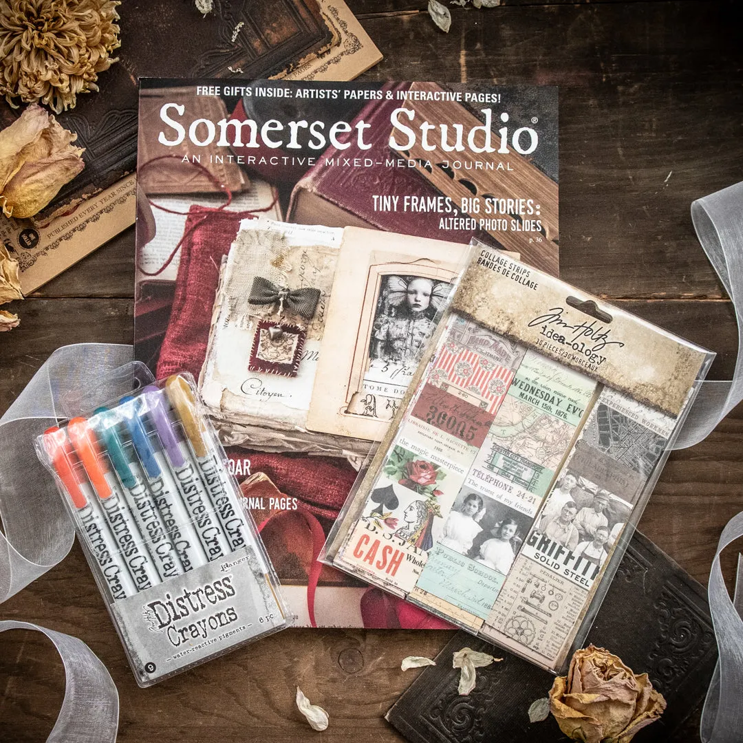 Stampington Somerset Distressed Collage Kit sett sommer 2026