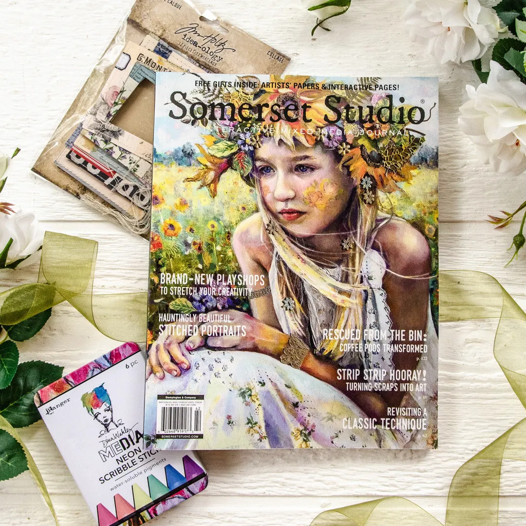 Stampington Layered Frames Somerset Studio bundle Summer 2024
