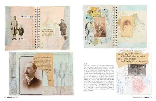 Stampington Art Journaling blad vår 2018 digital utgave