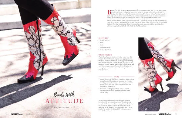 Stampington Altered Couture Winter 2018 blad PDF redesign