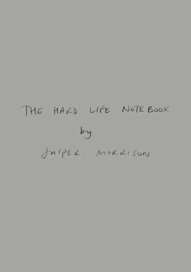 Apartamento The Hard Life Notebook notatbok – Morrison