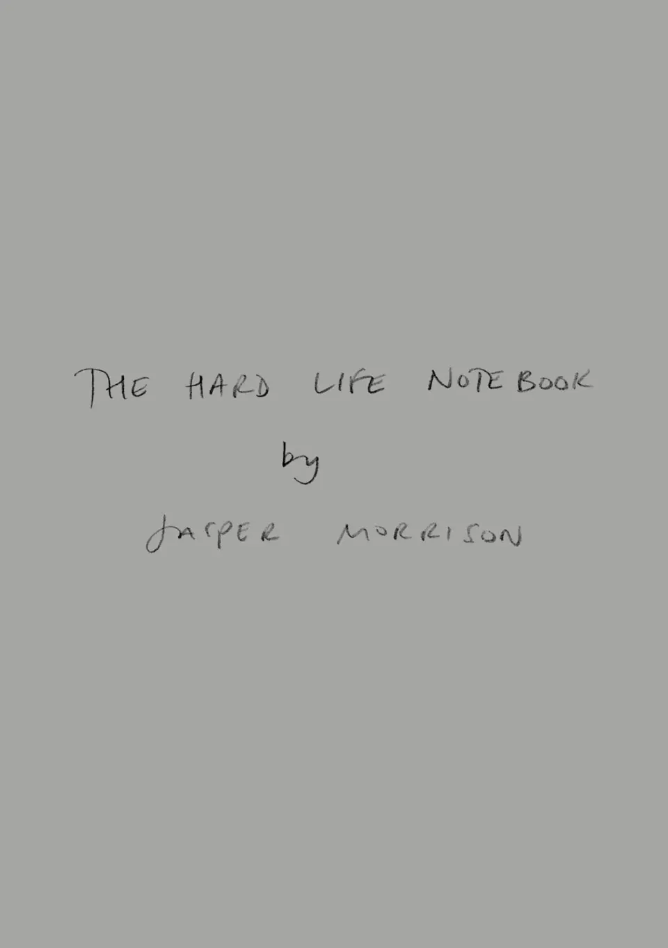 Apartamento The Hard Life Notebook notatbok – Morrison