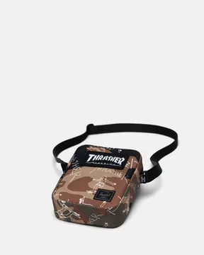Thrasher Gonz Herschel Heritage crossbody veske woodland camo