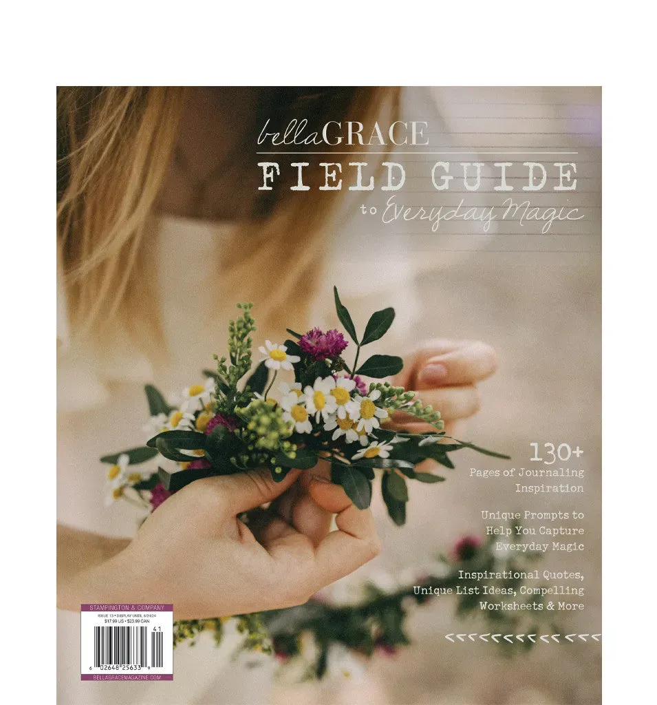 Stampington Field Guide Everyday Magic nr 13 skriveblad