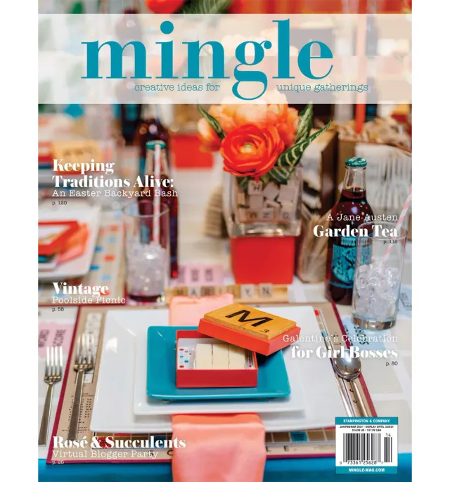Stampington Mingle Winter 2021 blad selskap vinterfest