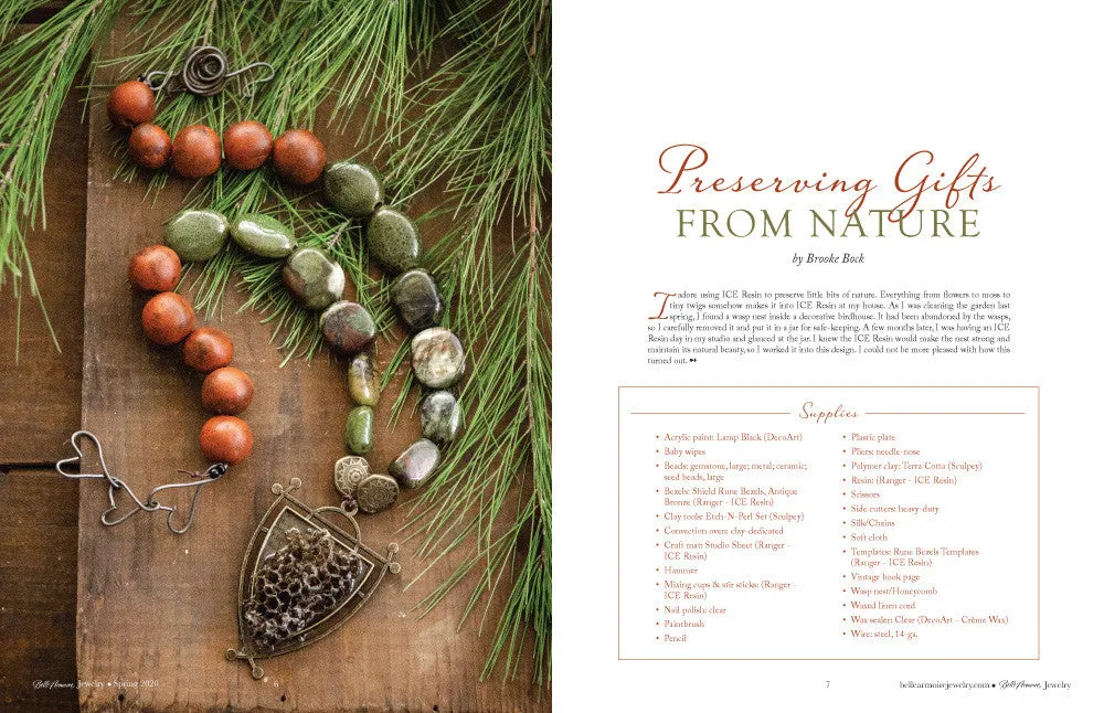 Stampington Belle Armoire Jewelry Spring 2021 blad PDF 144 sider