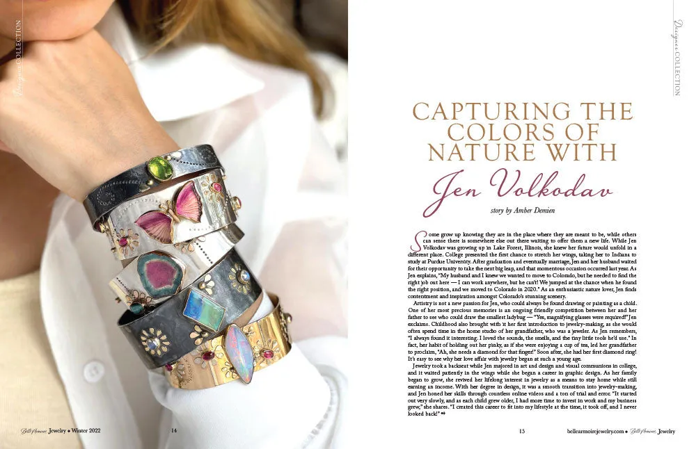 Stampington Belle Armoire Jewelry Winter 2022 blad smykker