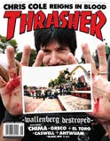 Thrasher august 2009 blad back issue Vans-nummer